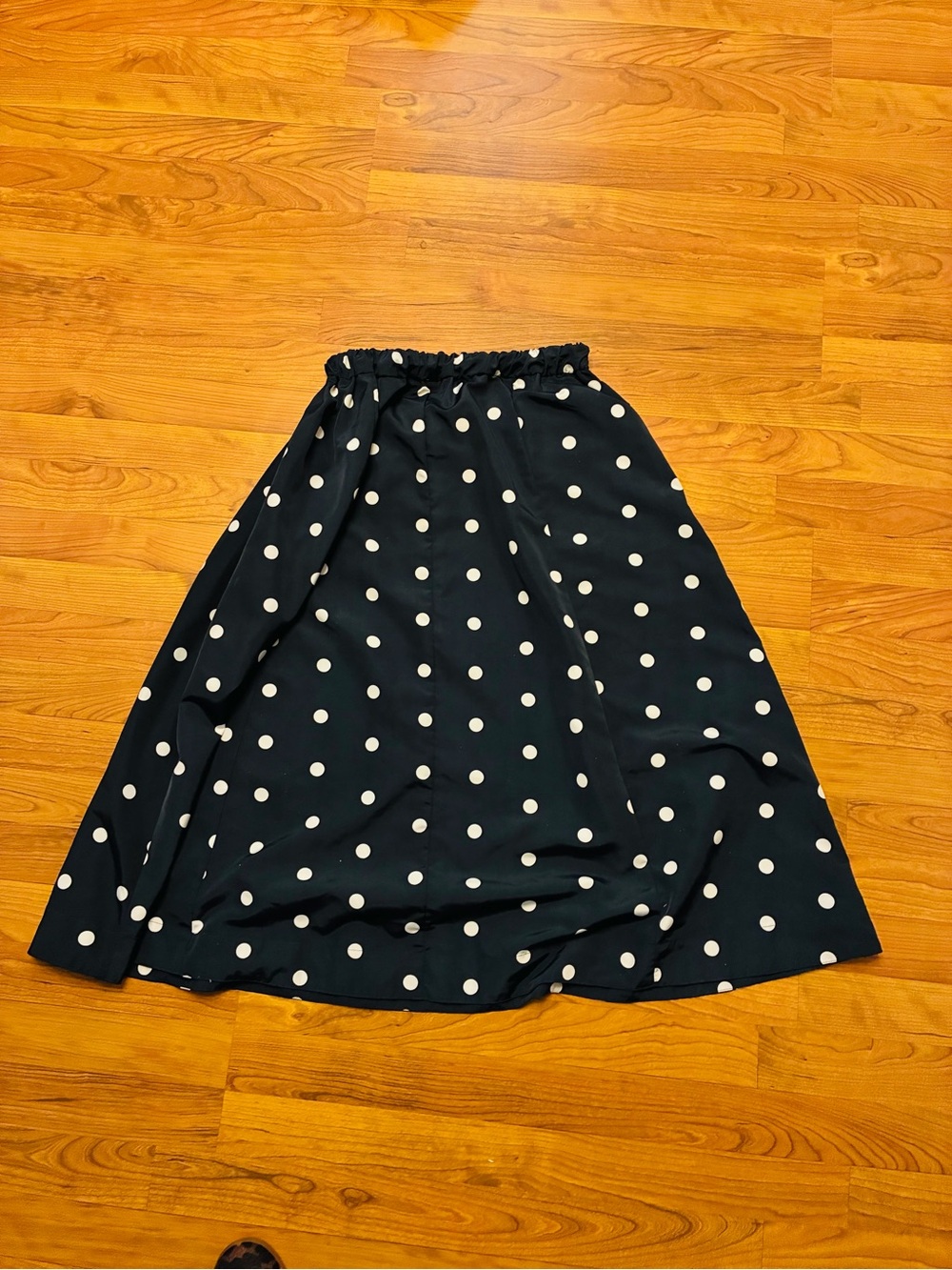 Old Navy Occasion Navy Polka Dot Midi Skirt – Parisian Coastal Chic – M - Picture 2 of 6